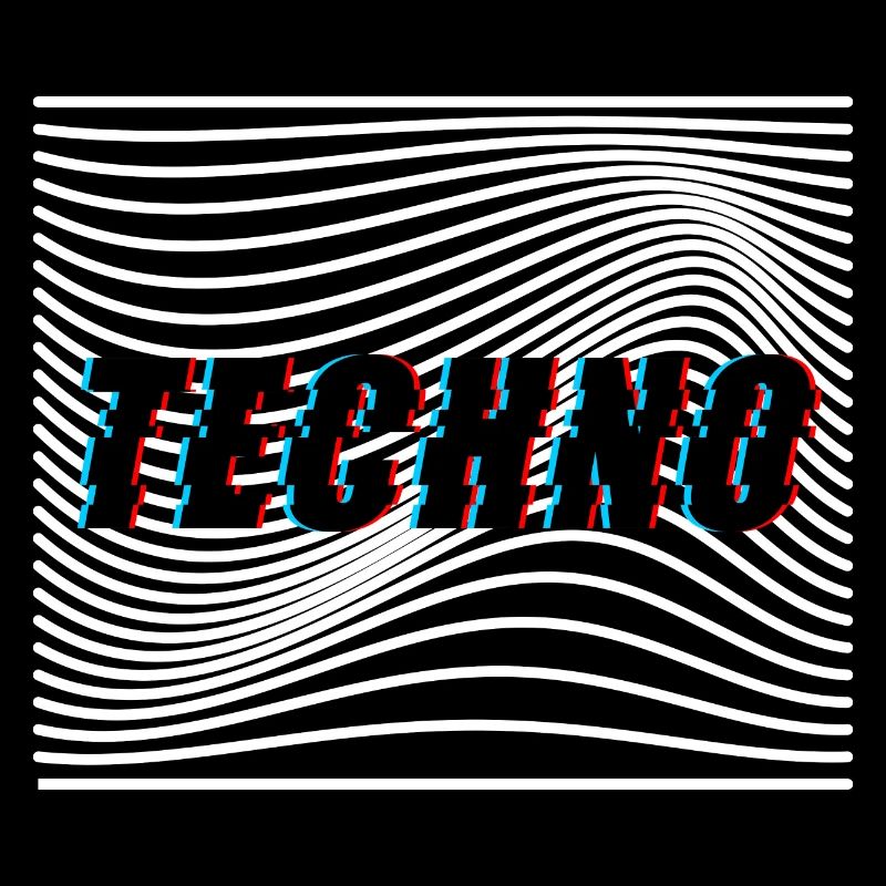Techno Vagues Trippy Psychédélique