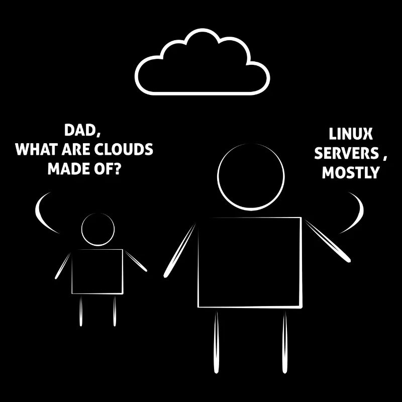 Vater und Sohn Linux