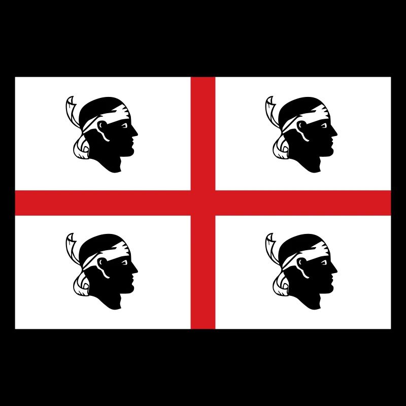 Flagge Sardinien