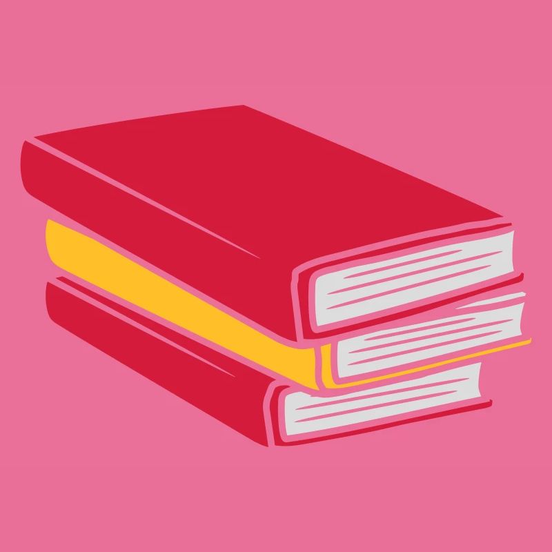 Design stacked books comic