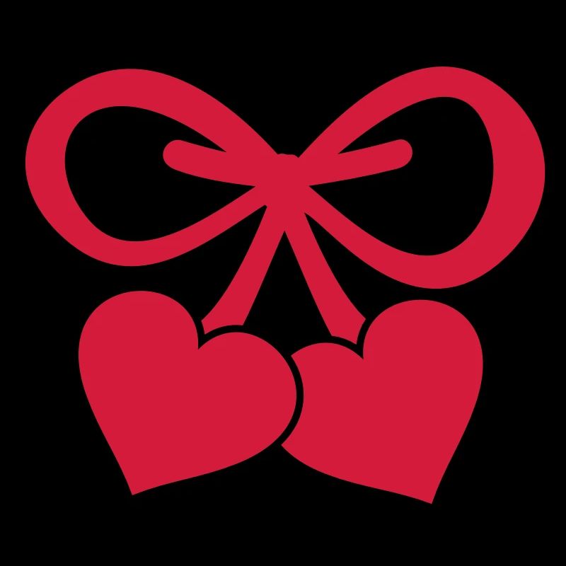 Herzchen Schleife / bow with hearts (1c)