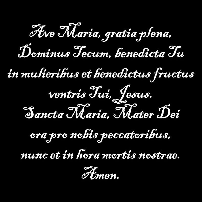 Ave Maria lateinisches Gebet
