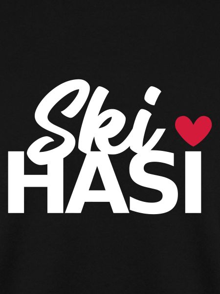 Ski Hasi mit Herz