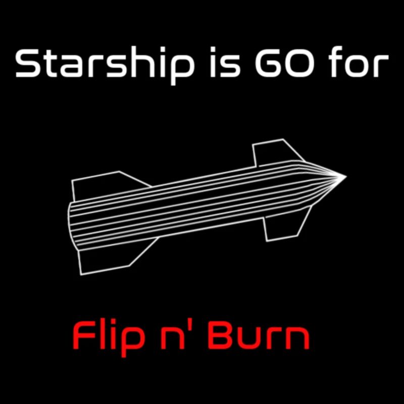 Starship-like Wireframe is Ready for Flip n' Burn