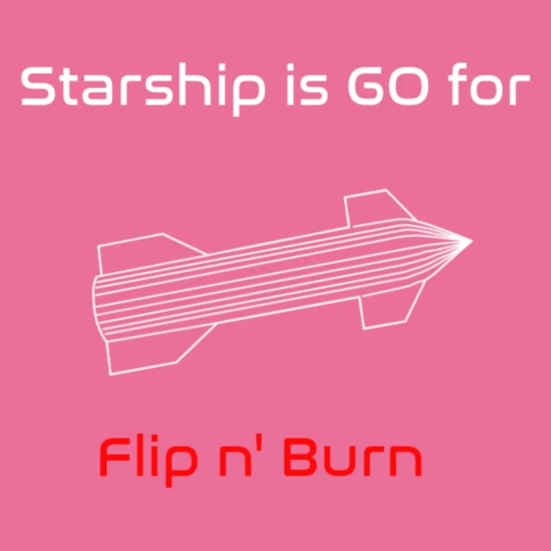 Starship-like Wireframe is Ready for Flip n' Burn