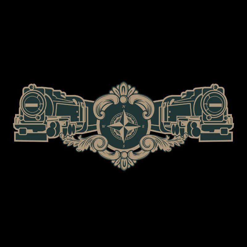 vinted retro railway logo