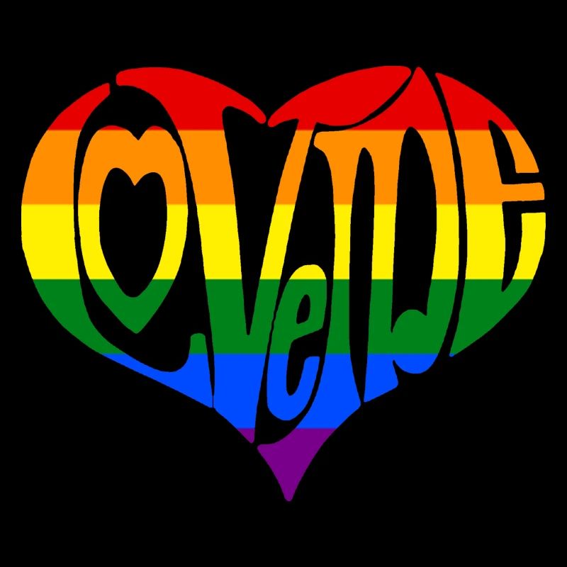 Liebe mich Regenbogen