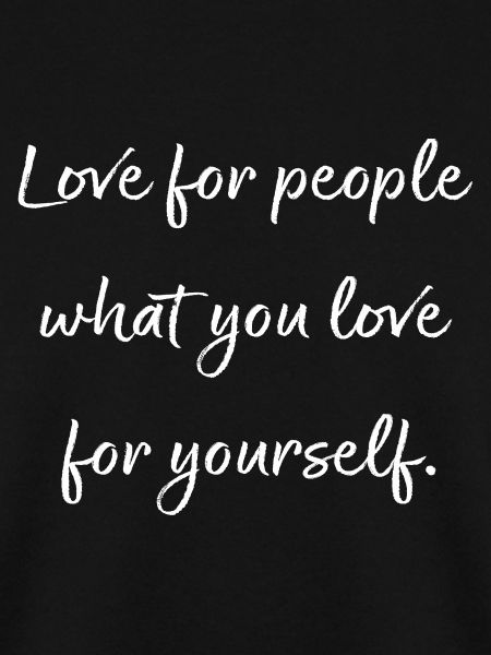 Liebe zu Menschen...