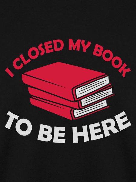 I closed my book