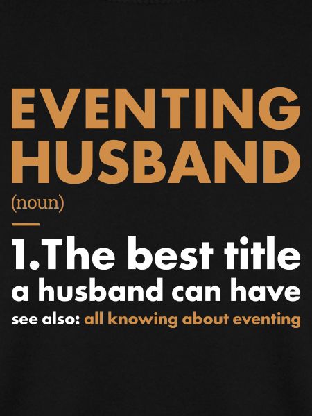 Rider Husband Definition Eventing