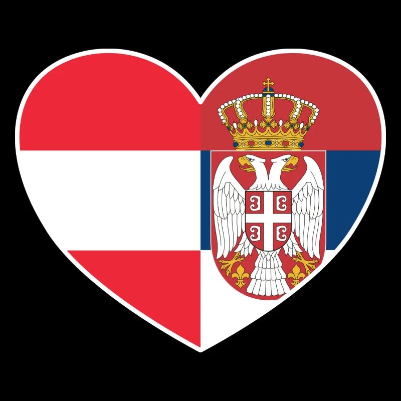 Österreich - Serbien - Herz