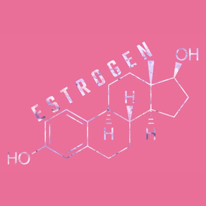 Östrogen-Molekül