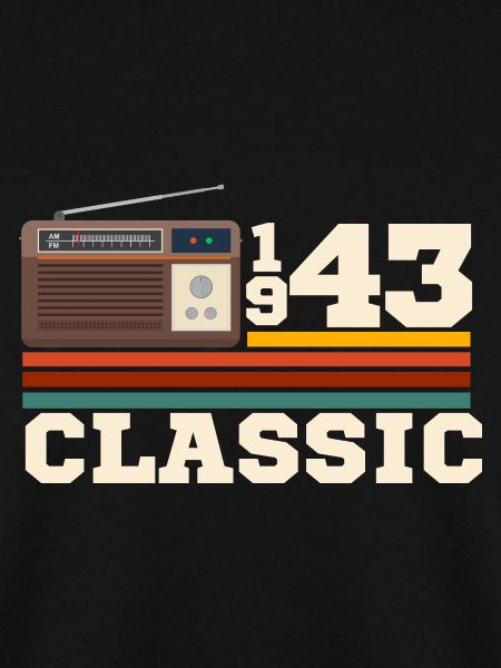 Anniversary 1943 retro classic