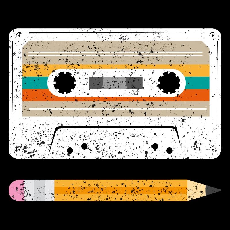 Geschenk Retro Vintage Old Tape
