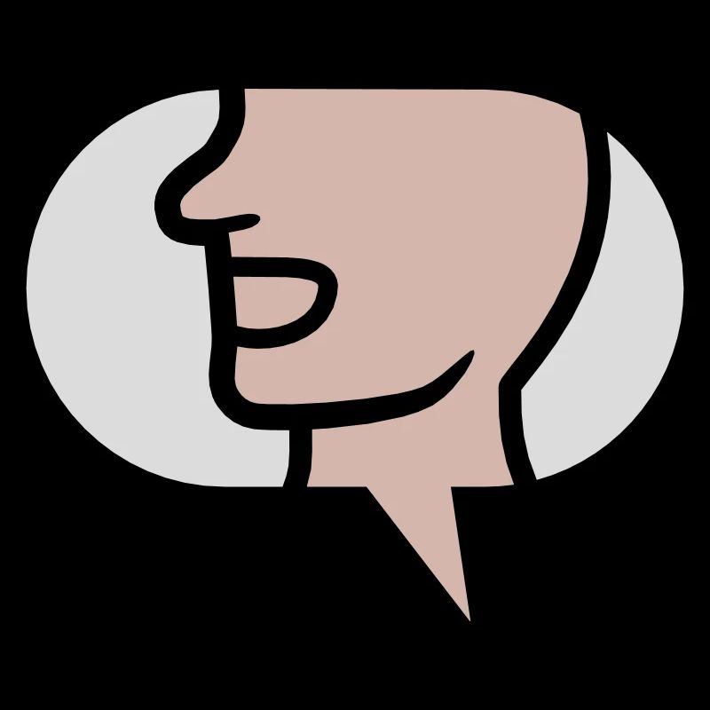 Quatschen einfaches Symbol Sprechblase