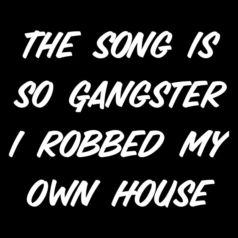 La chanson est tellement gangster