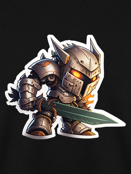 Böser Roboter Ritter
