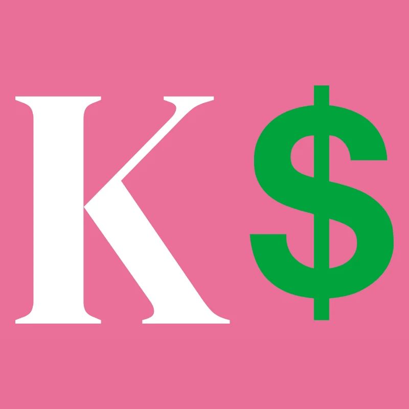 Buchstabe k Dollar