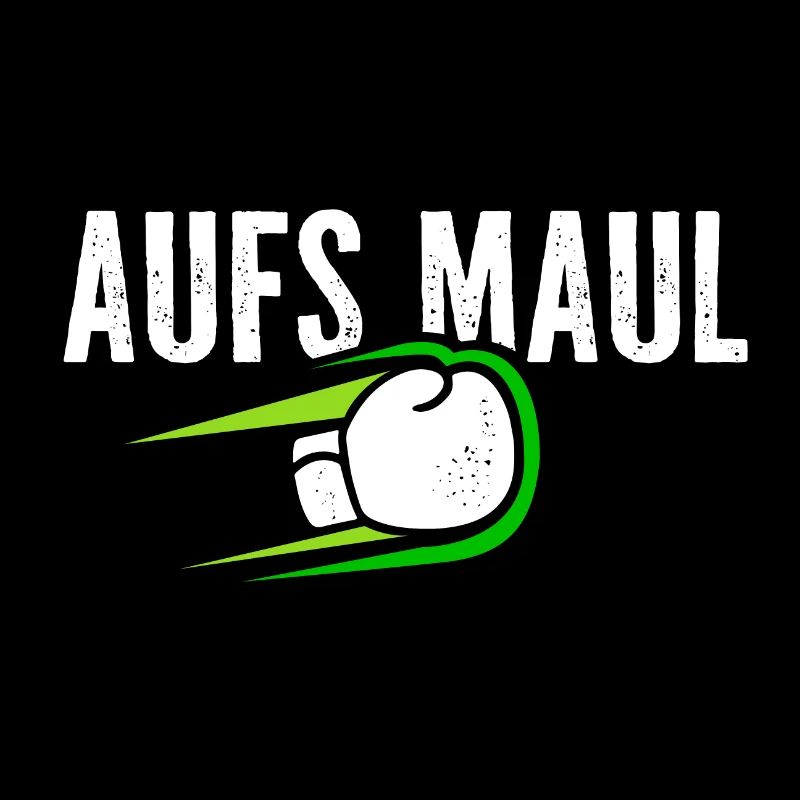 Aufs Maul - Dynamisches Boxhandschuh Design