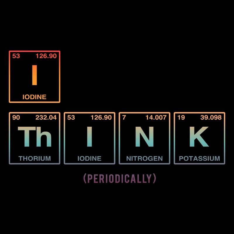I THINK (periodically) - Funny saying