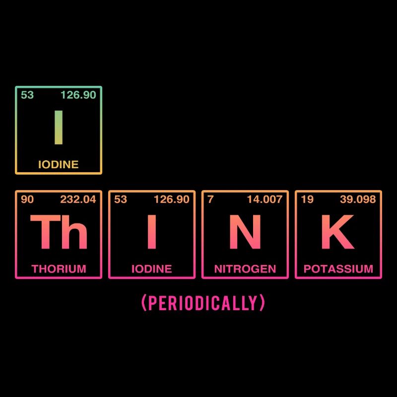 I THINK (periodically) - Funny saying