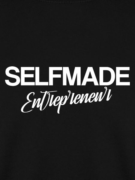 Selfmade Entrepreneur, dunkler Aufdruck