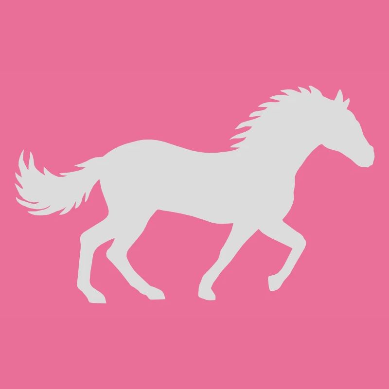Rennendes Pferd Silhouette Design