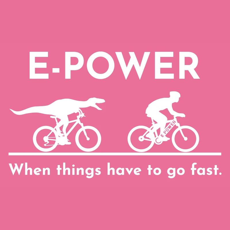 Vélociraptor à la poursuite d’un e-biker
