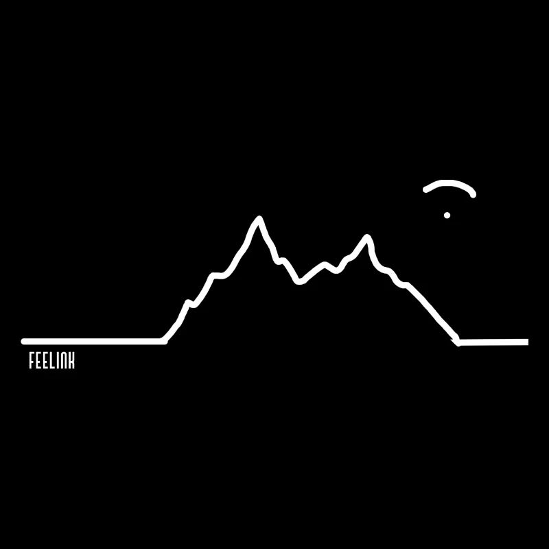 Gleitschirm Berge paragliding minimalistisch