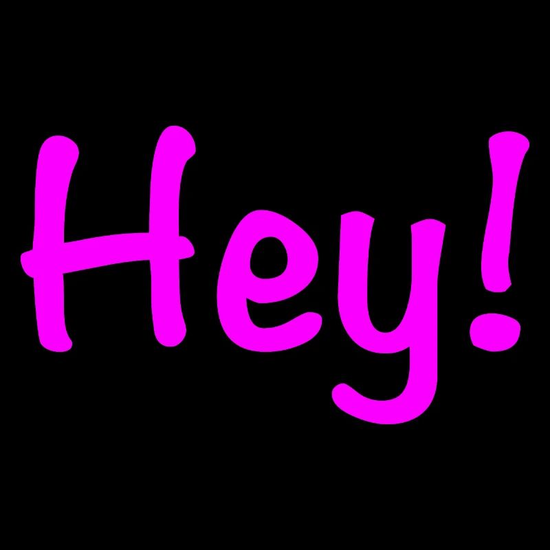 Statement Apparel - "Hey!" pink