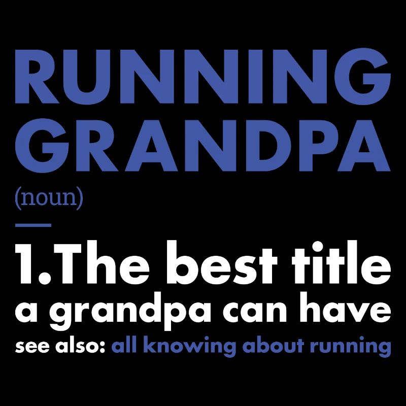 Sport Grandpa Running