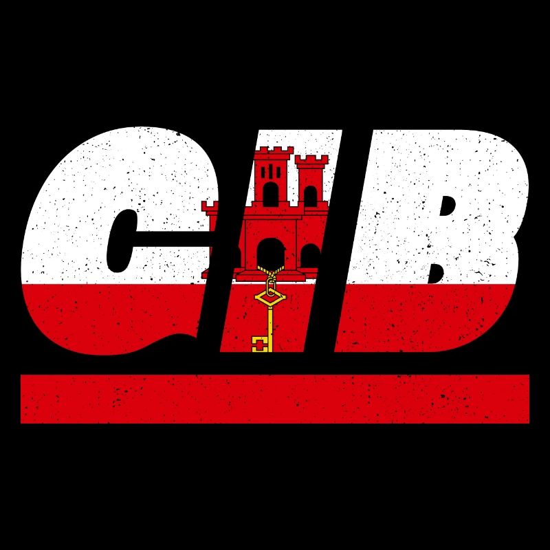 Drapeau de Gibraltar Drapeau GIB