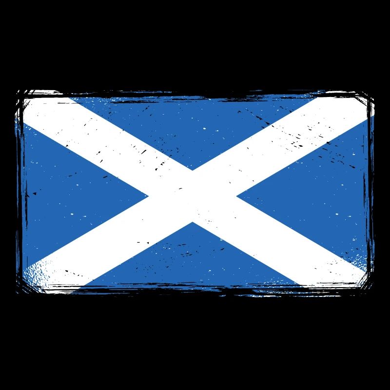 Drapeau de l'Écosse Vintage Holiday Alba Distressed GB
