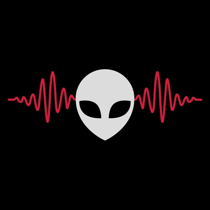 Puls Alien Kopf Herzschlag