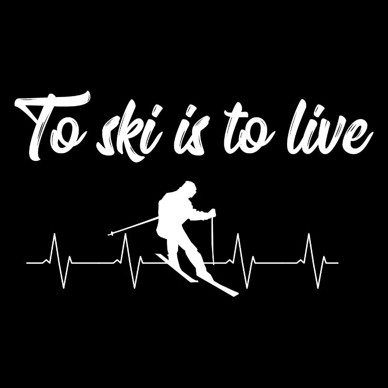 Skifahrer Spruch