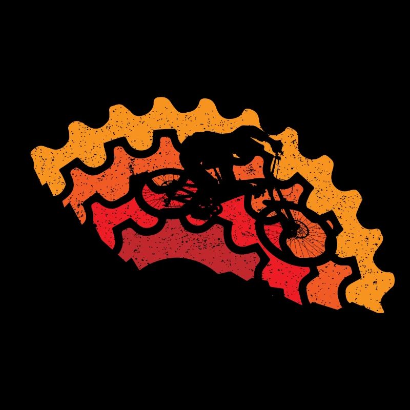 sunset cogs biker