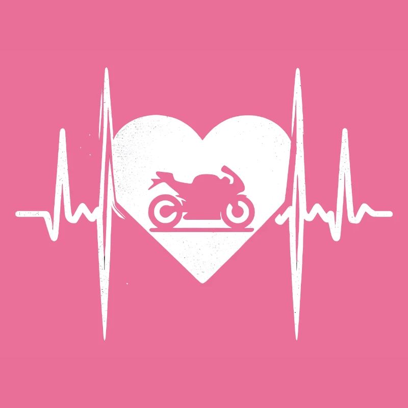 Herzschlag-Motorrad