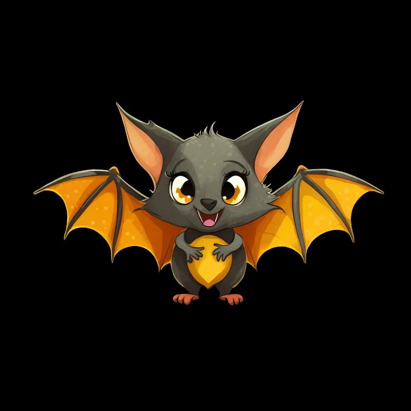 Kleine lustige Fledermaus
