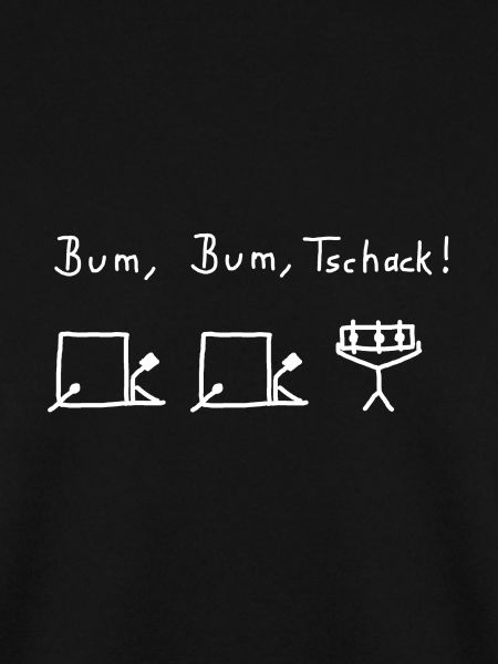 Bum Bum Tschack! Weiß