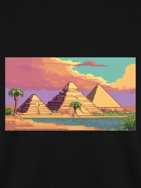 Gizeh, Ägypten - Pixel Art