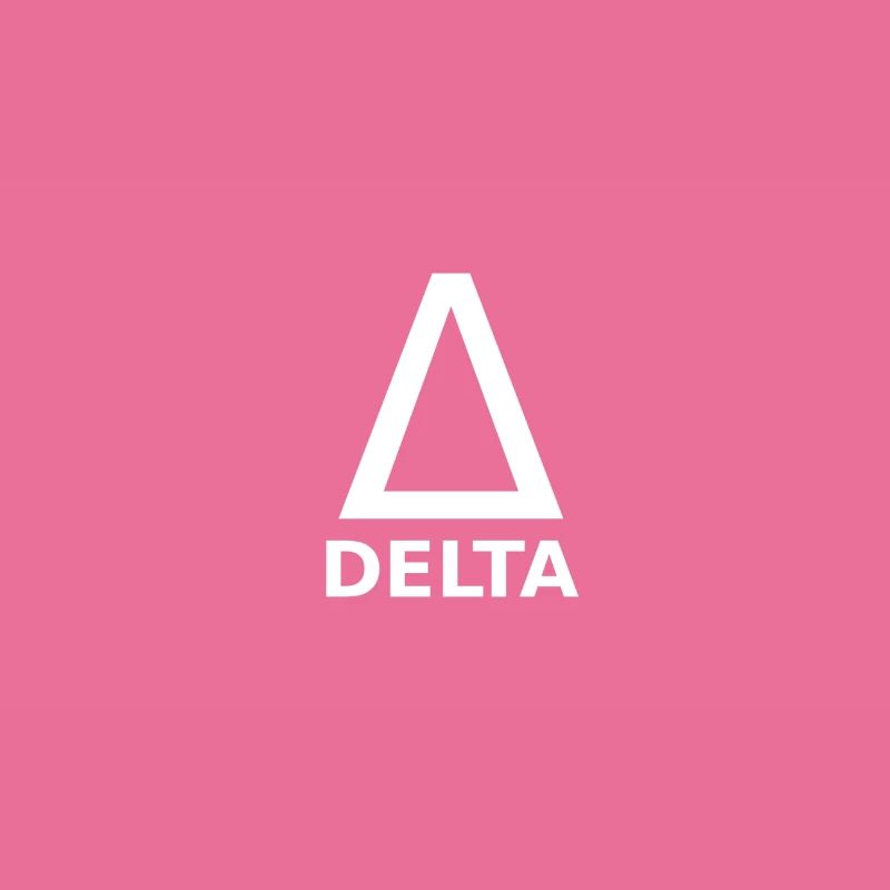 Griechischer Buschstabe Delta