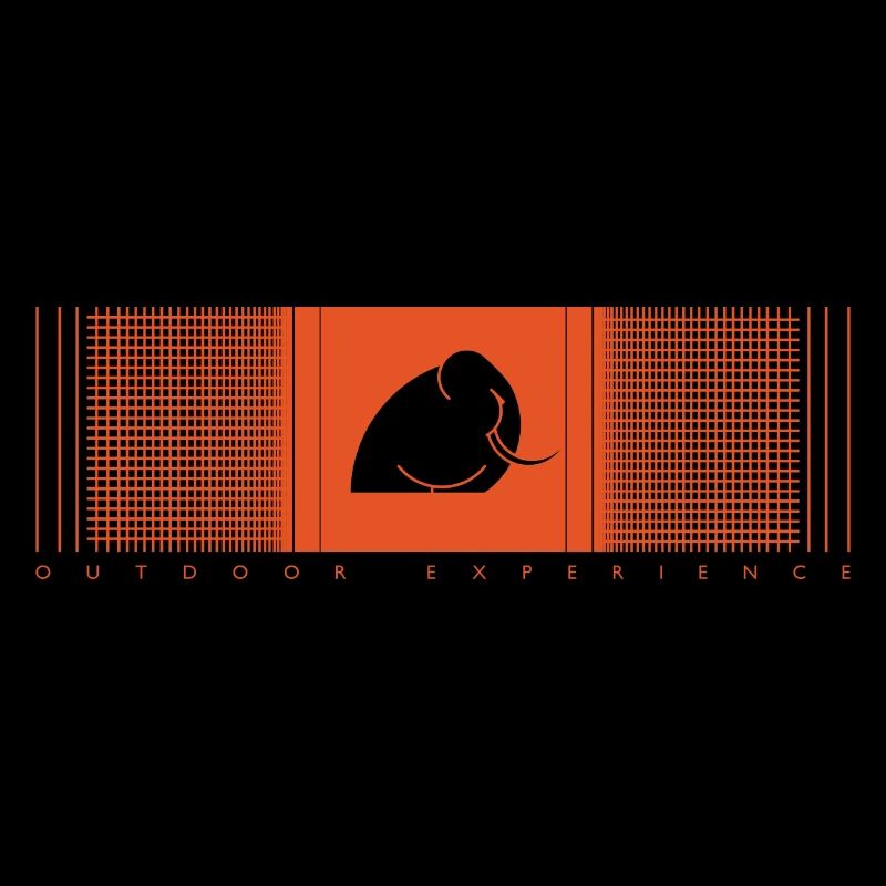 Mamood gradient check pattern orange