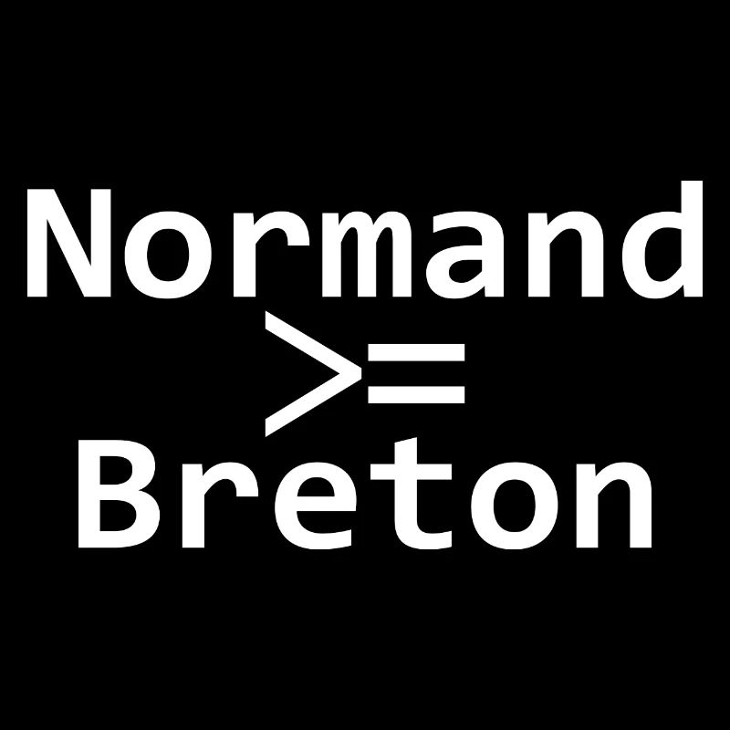 Norman greater than or equal to Breton