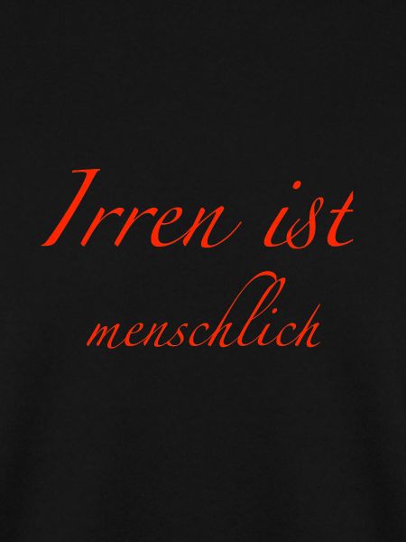 irren ist menschlich