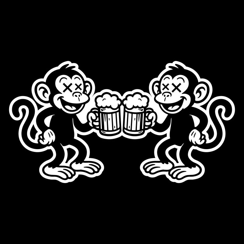Affe Bier Prost