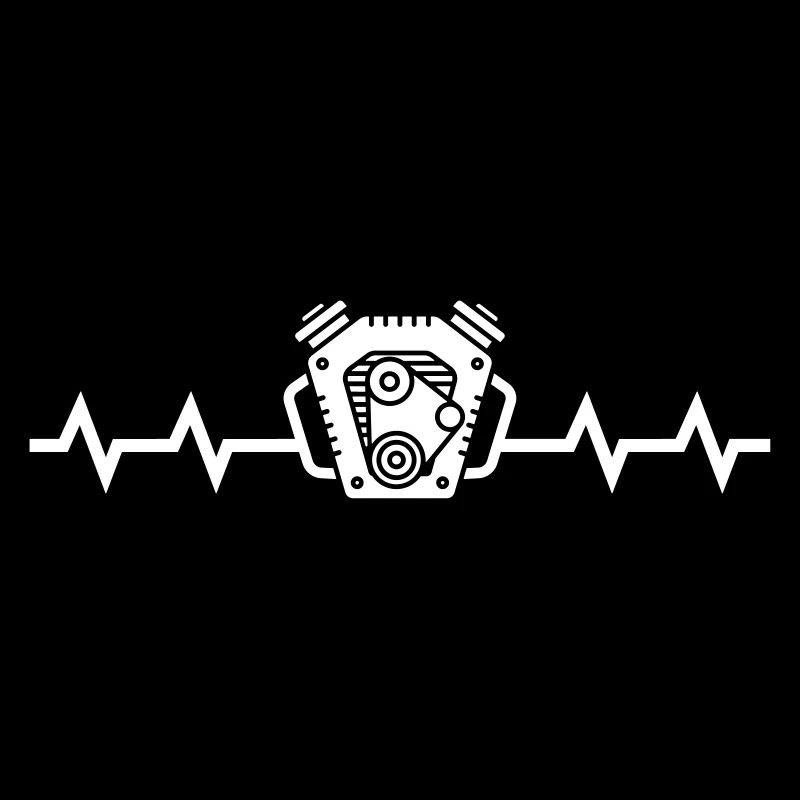 Heartbeat Car Engine Diesel Gasoline Engine Block
