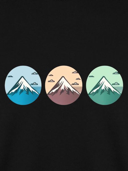 Mountain Landscape Geometric Art