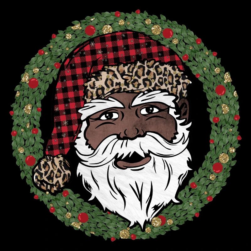 Weihnachtsmann Schwarzer Weihnachtsmann