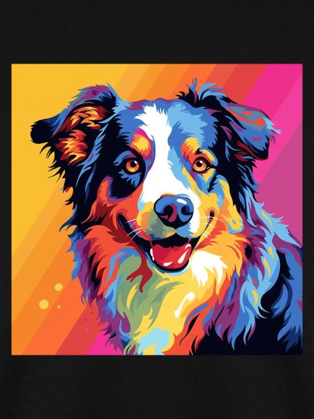 Australian Shepherd Pop Art