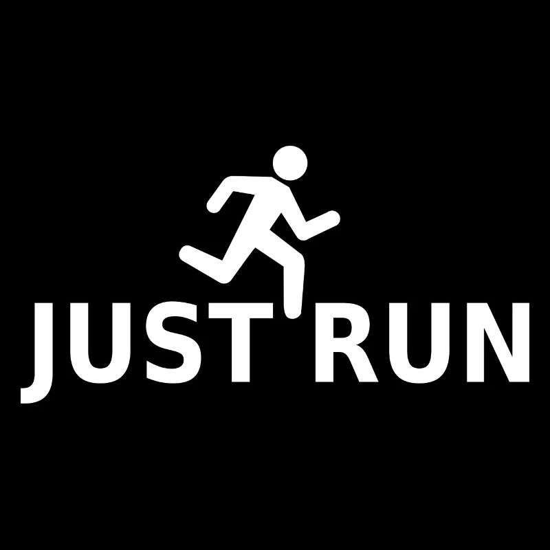Just Run Läufer Jogging